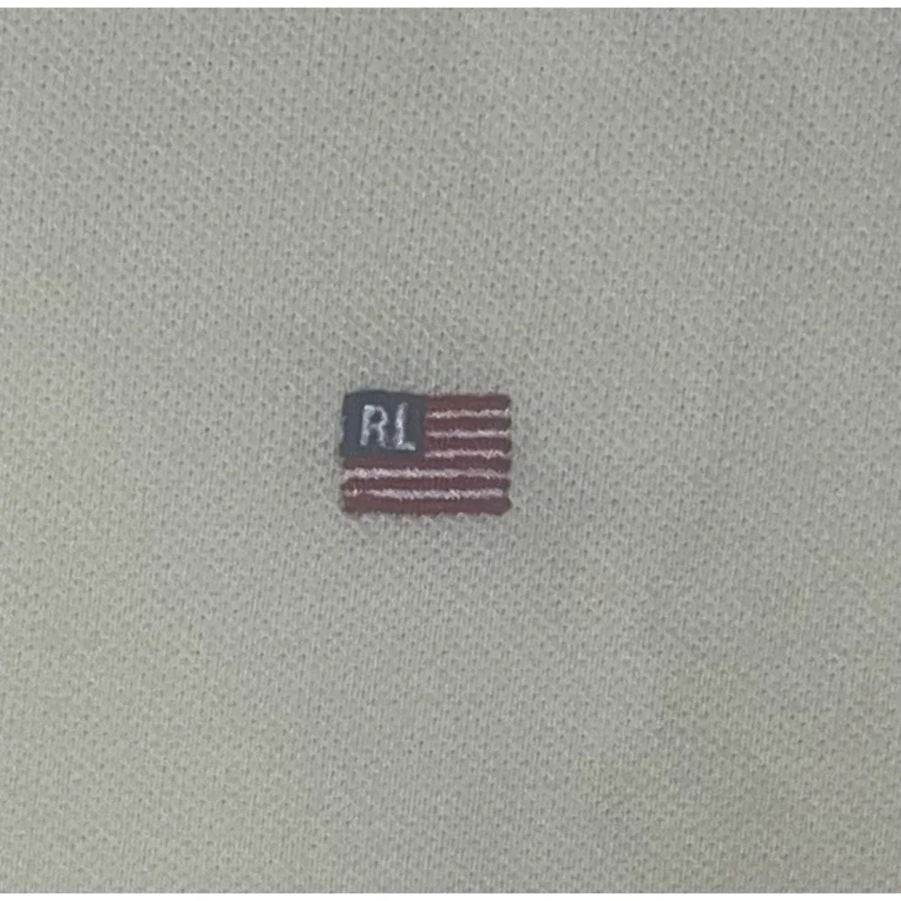Polo Jeans Co Ralph Lauren Polo Shirt Mens XXL Flag Yellow Short Sleeve Collared